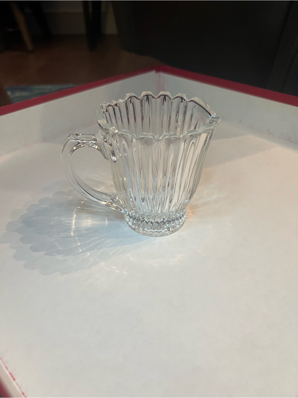 Mikasa Royal Suite crystal creamer pitcher